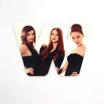 Custom mdf wooden sublimation letters for crafts