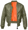 Custom Nylon Plain Bomber Jacket Mens
