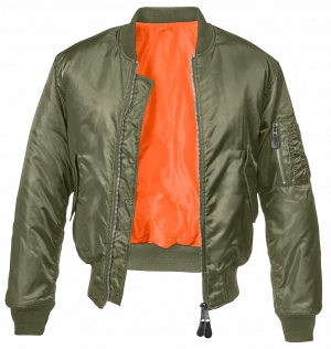 Custom Nylon Plain Bomber Jacket Mens