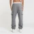 Custom Oversize Black Men Basic Active Cotton Fleece Stacked Outfit Jogger Sweat Pants