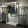 Custom Store Display Modern clothing garment metal clothes hanging rack display