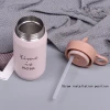 Custom thermos water bottle stainless steel 304 cute students cup vacuum flask