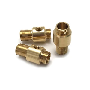 Custom turning cnc metal instrument Parts compression brass pipe fittings