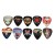 Import Customize Musicly Assorted Pearl Celluloid Heavy Gauge Guitar Bass Picks Plectrums,Random Colorful from China