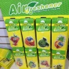 customized logo scents air freshener brands wholesale hanging paper car air freshener/fruit shape