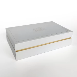 Customized Luxury White Cardboard Heaven And Earth Cover Box Cosmetic Gift Cosmetic Box Packaging Paper Boxes