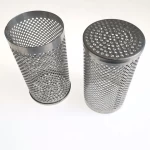 Customized  micron ss304 stainless steel filter tube round screen filter