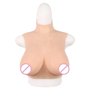 D cup breast form with Liquid silicone filling Chest prosthesis for transgender boobs drag queen
