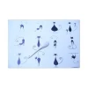 Dancing Cats Quality PP Table Mats for Home, Holiday Collection Light Kitchenware