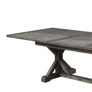 Dark logs made can be customized factory wholesale vintage dining table