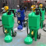 DB150 DB225 dustless blaster equipment , sand blasting machine