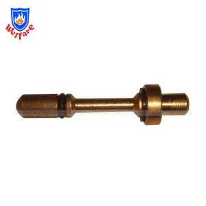 DCP CO2 BRASS VALVE STEM W O-RING FOR FIRE EXTINGUISHER
