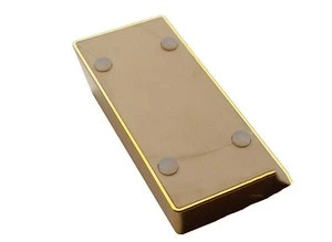 Decoration Hot Sale High Quality Solid Door Stop Plated Gold Bullion Bars Gold Bars 24k Pure Bullion