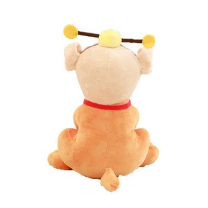 Decorative effect 35cm soft plush dog animal stuffed toy