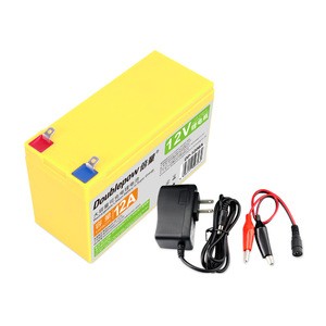 Deep Cycle Rechargeable Battery Pack 12v 12ah Lithium Battery For Solar Storage