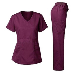 designer custom fashion private label women nurse scrubs uniforms