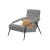 Import Designer swallow grid upholstered Leisure chair living room arm chair from China