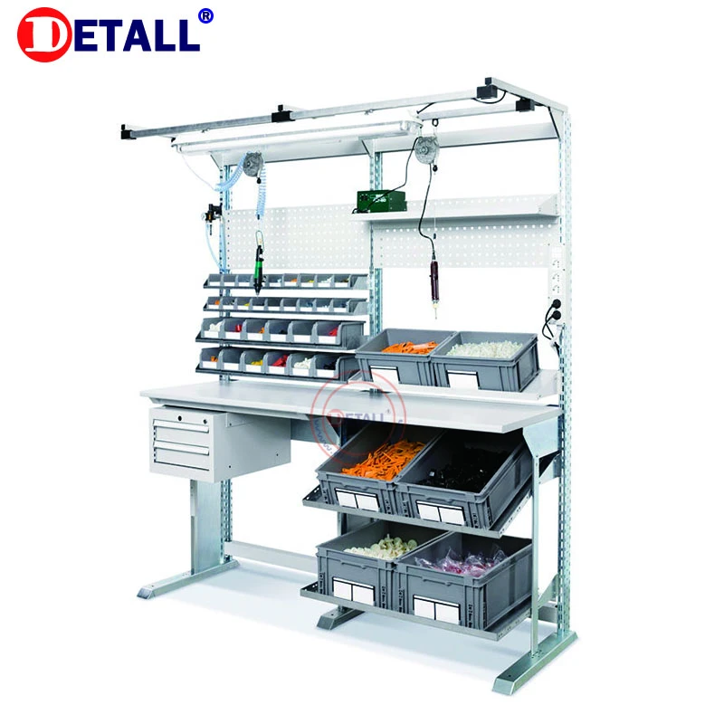 Detall Multifunction Woodworking Bench Packing Table Modular Workbenches