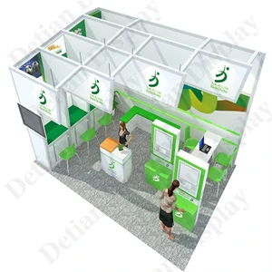 Detian offer trade show equipment 10x20  exhibition booth display stand