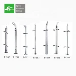 Die cast 304 316 stainless steel Balustrades & Handrails fitting railing parts
