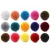 Import Differ color option 20mm velveteen beads round no hole beads for decoration home other mobile phone accessories from China