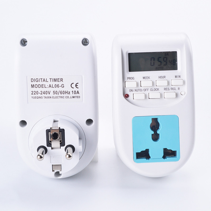 Buy Digital Timer Switch Eu Plug Al-06 Weekly Programmable Electronic ...