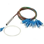 Divisor Optico Plc 1 X 8, Con Conectores Sc/upc Fiber optic PLC splitter
