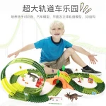 DIY dinosaur railcar series educational toys for kids