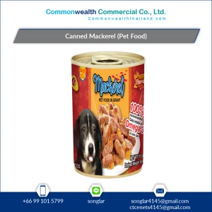Dog Food Fresh Mackerel Fish in 14 Oz Canned /Tin Pack from Genuine Supplier