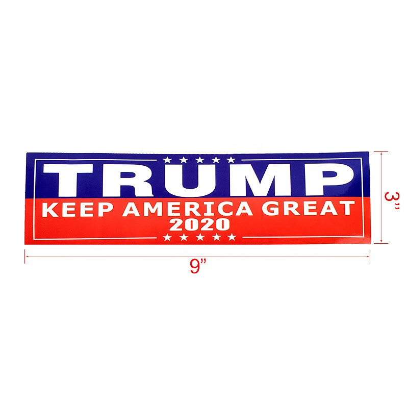 Donald Trump Bumper Sticker,Keep America Great 2020 Election Patriotic Bumper Sticker 9&quot;x3&quot; Car Auto Decal Conservative