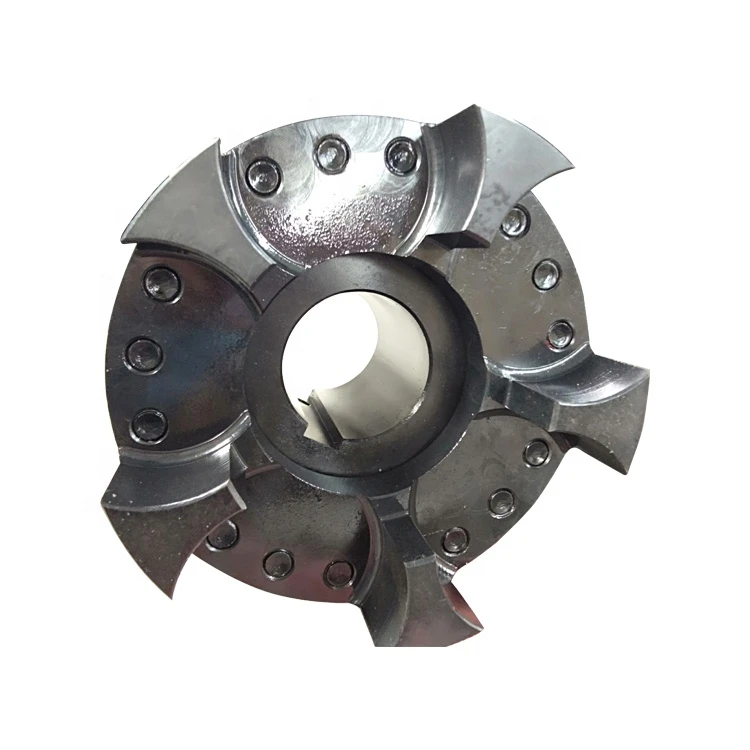Double flange jaw star flexible coupling for Diesel Engine