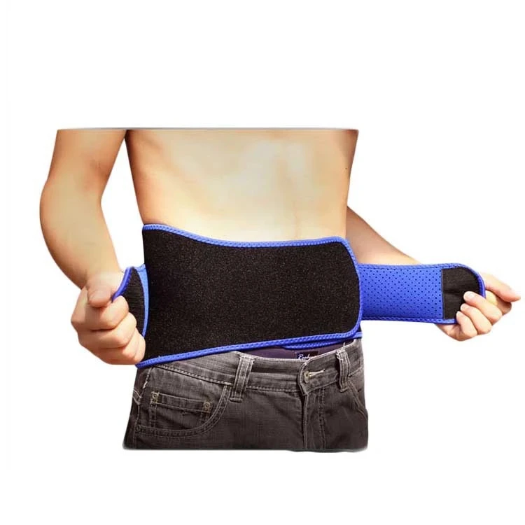 Double Pull Reinforced Breathable Unisex Adjustable Lumbar Lower Waist Back Support Brace Belt Strap