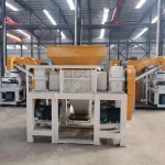 Double Shaft Waste Aluminum Copper Wire Cable Wire Iron Metal Scrap Shredder Recycling Machine With Manufacturer Sale Price