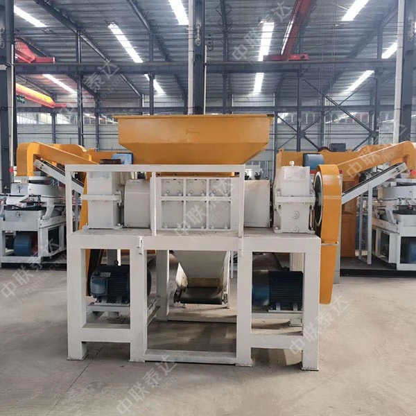 Double Shaft Waste Aluminum Copper Wire Cable Wire Iron Metal Scrap Shredder Recycling Machine With Manufacturer Sale Price