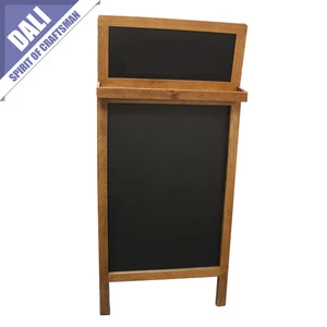 Double Side A-Frame Restaurant Wooden Blackboard For Sale