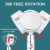 Import Dropshipping New Style Bathroom Spa Chrome ABS Hand Held 360 Degree Spinning Removable Propeller Fan Shower Head from China