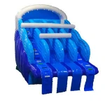 Durable Customize Cheap PVC Aquapark Sea Theme Giant Inflatable Water Park Equipment Water Slide With Pool