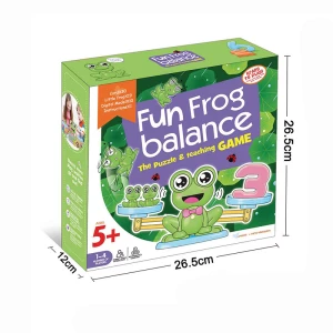 Early Learning Educational  Frog Balance Table Game Math Match Game Board Toys