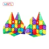 Educational Toys Set for Kids Clear Color Magnetic Building Tiles 3D DIY Magnetic Blocks 2017