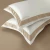Import Egyptian Cotton White Silk Bed Linen Sheets With Stripes Pattern Hotel Gallerie From China from China