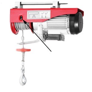 Electric Hoist 880LBS Lift Electric Hoist 110v Mini Electric Winch Wire Cable Hoist Overhead Crane Lift with Remote Control