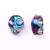 Import Electroplated Skull Shape Crystal Glass Beads DIY Jewelry Accessories Loose Beads from China