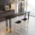 Import Elegant design home pub bar furniture wood metal iron wire rectangular modern bar table from China