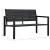 Import Elegant HDPE Plastic Wood Double Garden Bench 120cm with Armrest from China