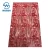 Import Embroidery Dress Textile Fringe Lace Red Flower Embroidered Sequin Fabric from China