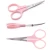 Import Embroidery scissors cocked head scissors makeup scissors Household Scissors 3202 4.5 inches from China