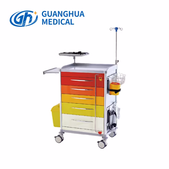Emergency Room Plastic Steel Emergency Vehicle Multifunctional Treatment Vehicle
