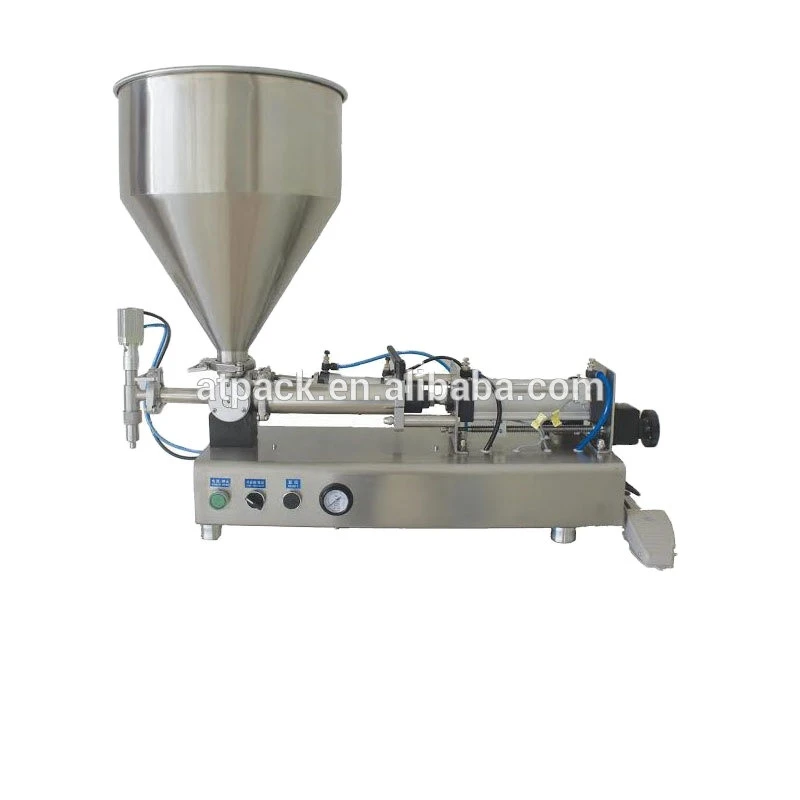Entry level high-accuracy semi-automatic tomato paste ketchup filling machine