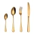 Import Environmentally friendly metal tableware reusable stainless steel cutlery set of four from China