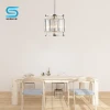 European style interior decoration hanging lighting iron crystal led modern lantern pendant light